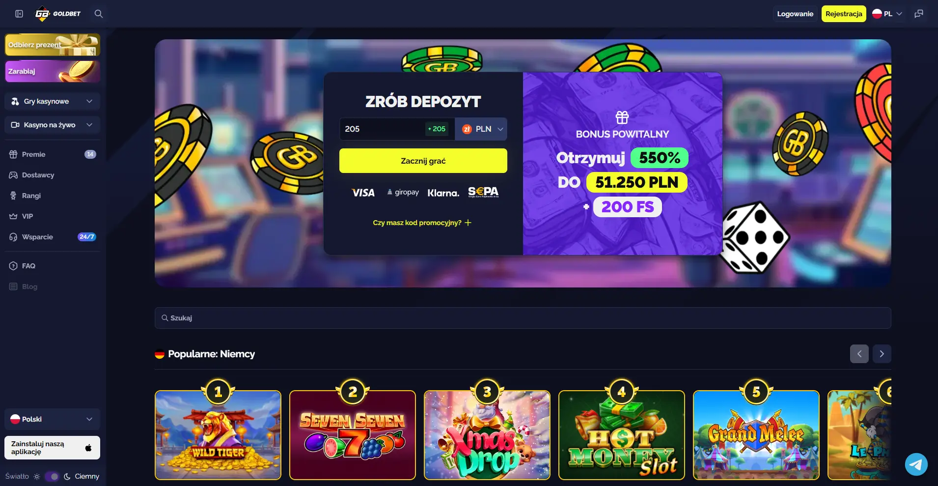 Goldbet Casino PL: co czeka po pierwszej wpłacie i w kolejnych tygodniach